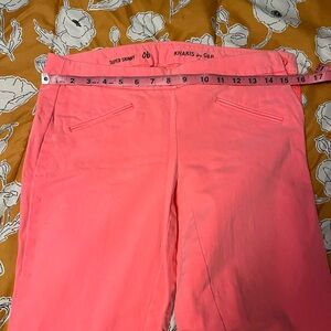 Gap Super Skinny Pink Khakis